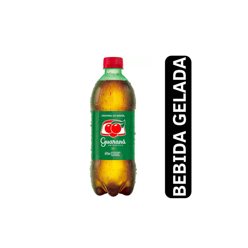 Refrigerante Antarctica 600ml Pet Guarana Gelado é aqui na Barcelos