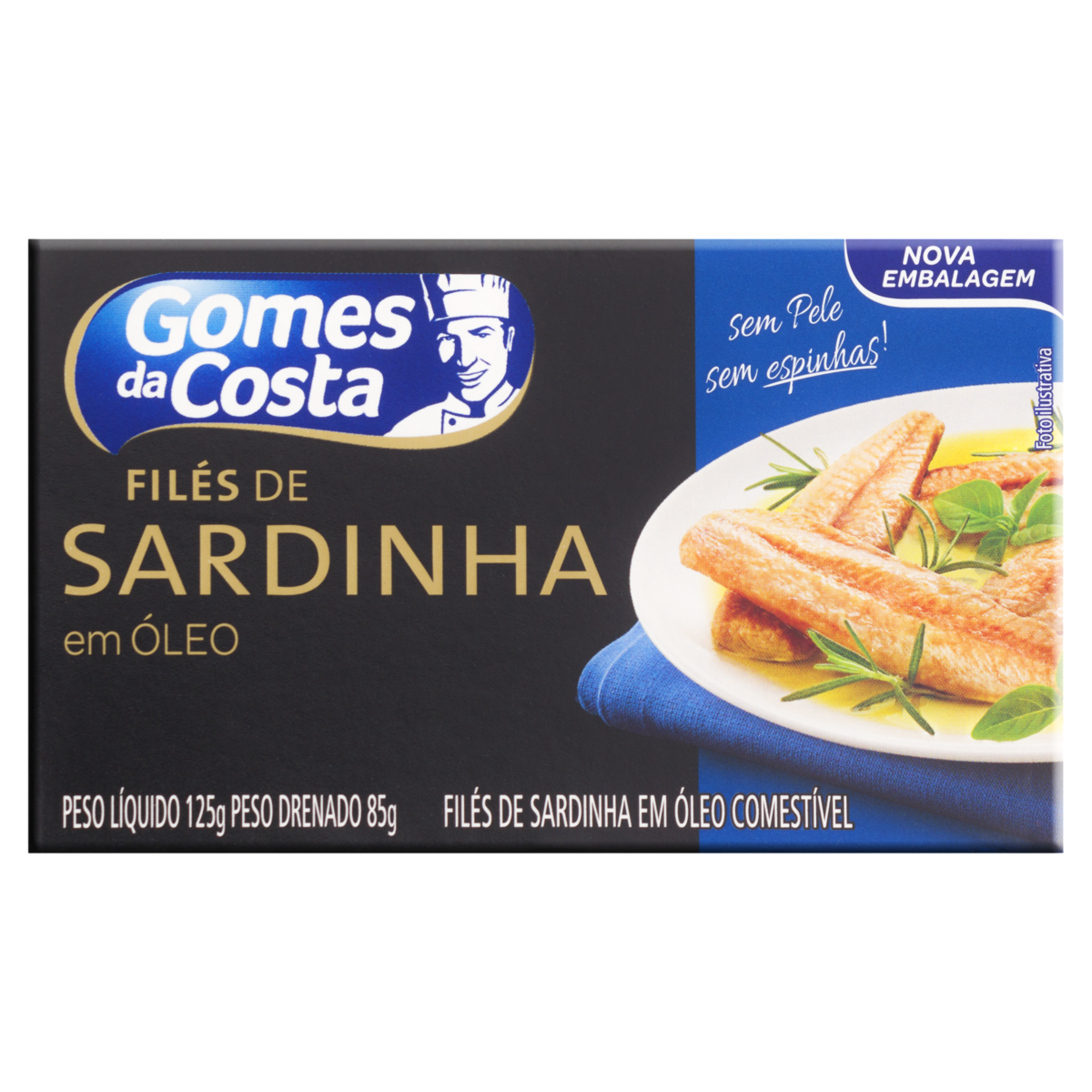 Sardinha em Óleo Pescador 125g - Destro