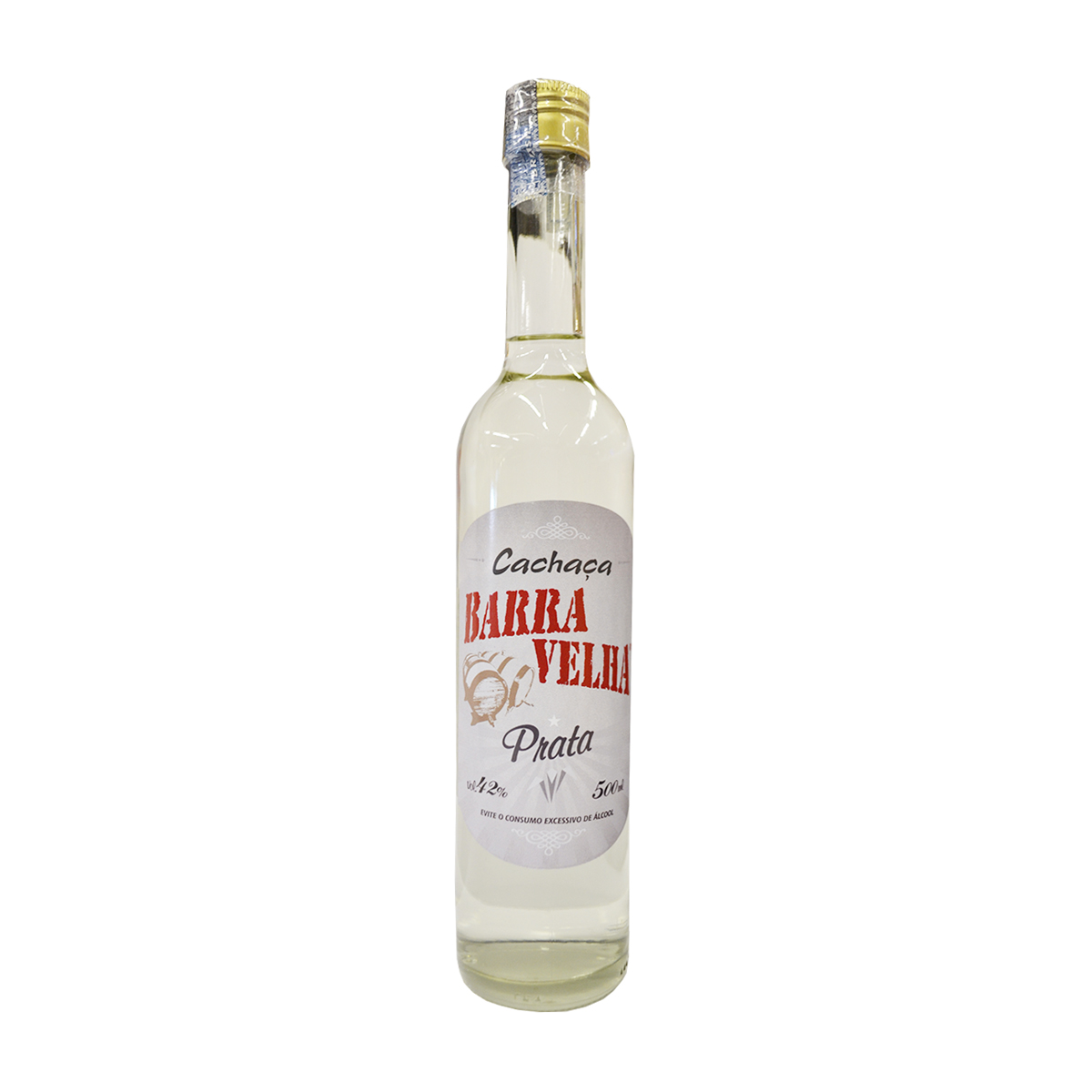 Cachaca Barra Velha 500ml Prata é aqui na Barcelos