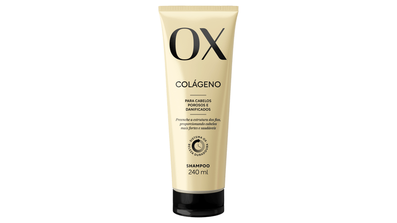 Shampoo Ox 240ml Colageno é aqui na Barcelos